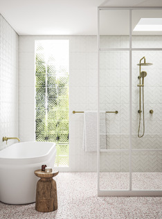 Contemporary Blush Bathroom 2