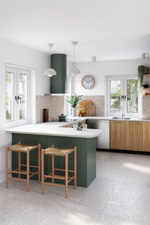 Sage Cheery Kitchen