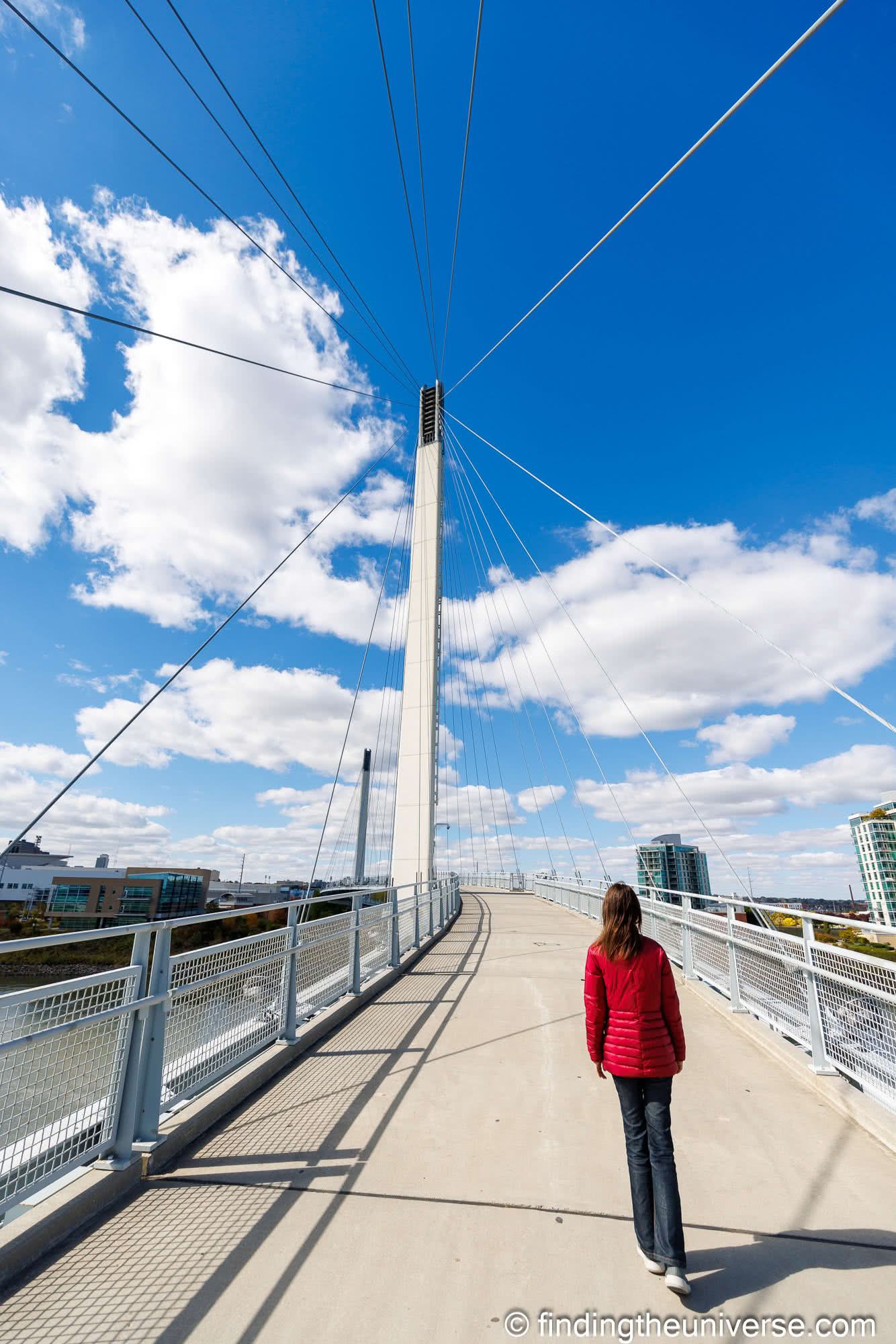 Bob Kerrey Pedestrian Bridge Omaha by Laurence Norah