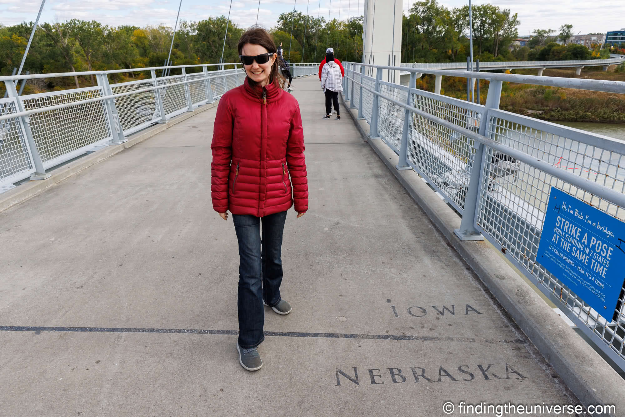 Bob Kerrey Pedestrian Bridge Omaha by Laurence Norah