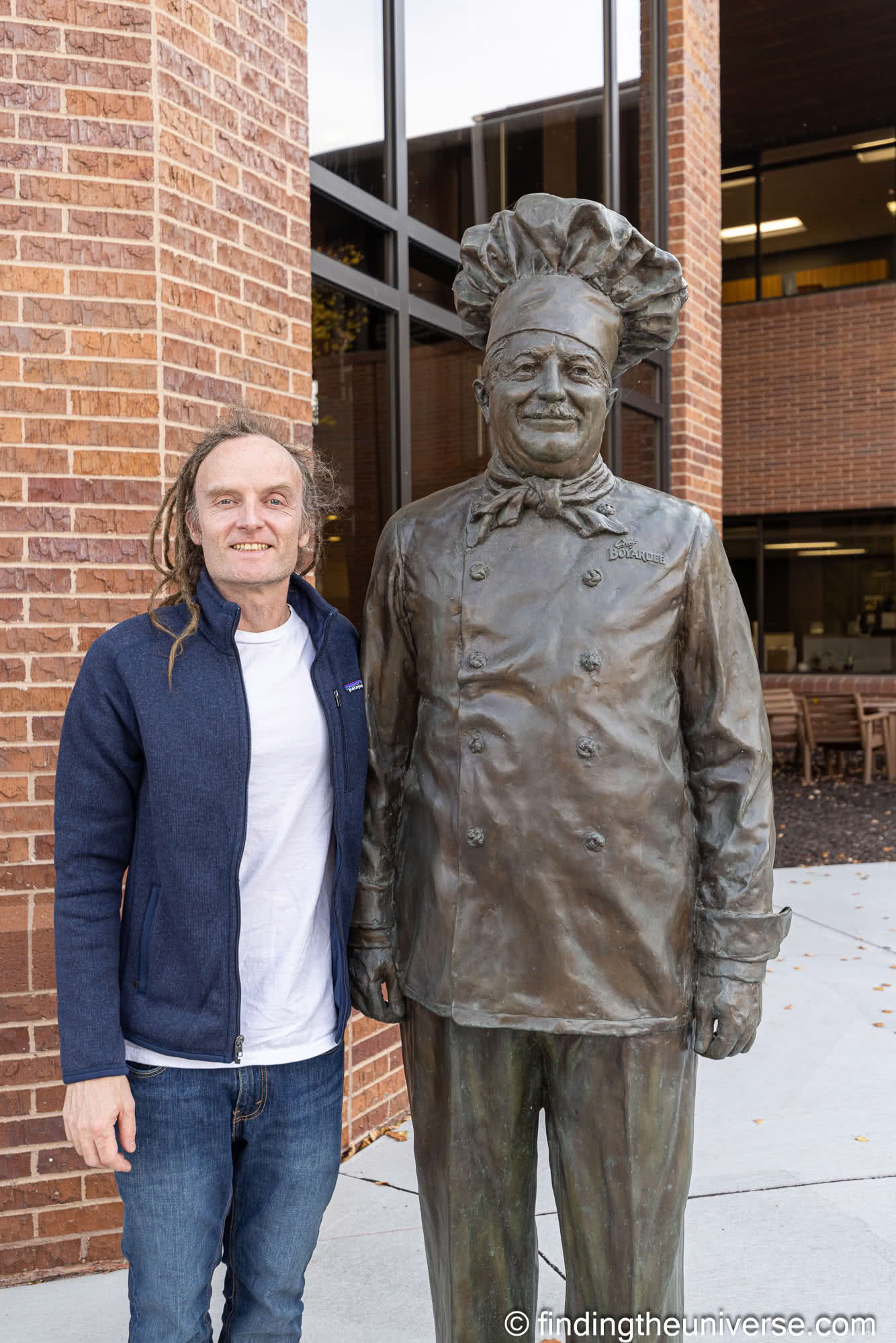 Chef Boyardee Statue Omaha by Laurence Norah