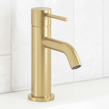 Clovelly Brushed Gold Basin Mixer