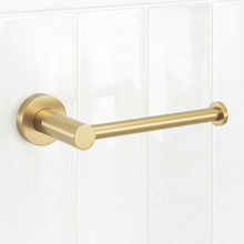 Clovelly Brushed Gold Toilet Roll Holder