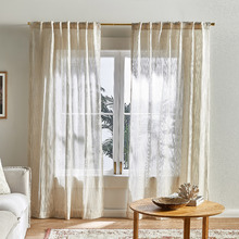 Coastline Beach Concealed Tab Top Curtains (Set of 2)