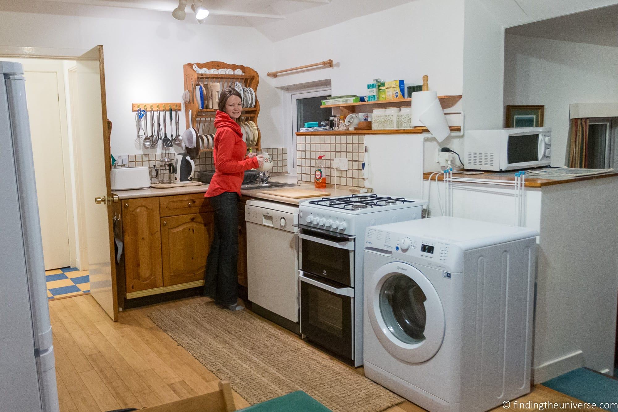 holiday cottage self catering kitchen