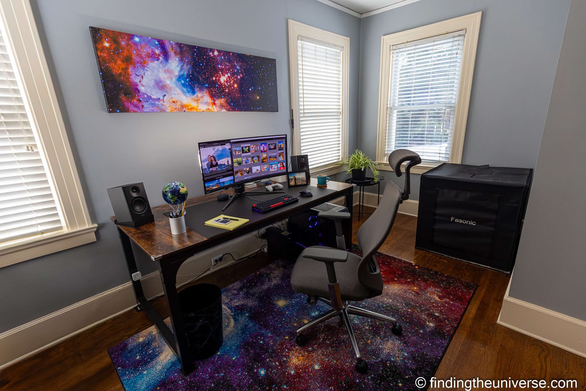Space themed office Space themed office