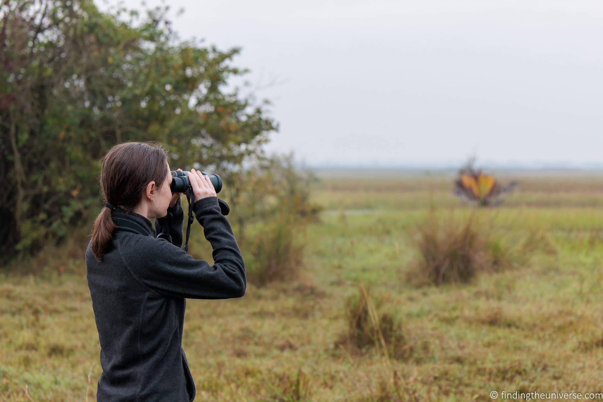 Jess with Binoculars