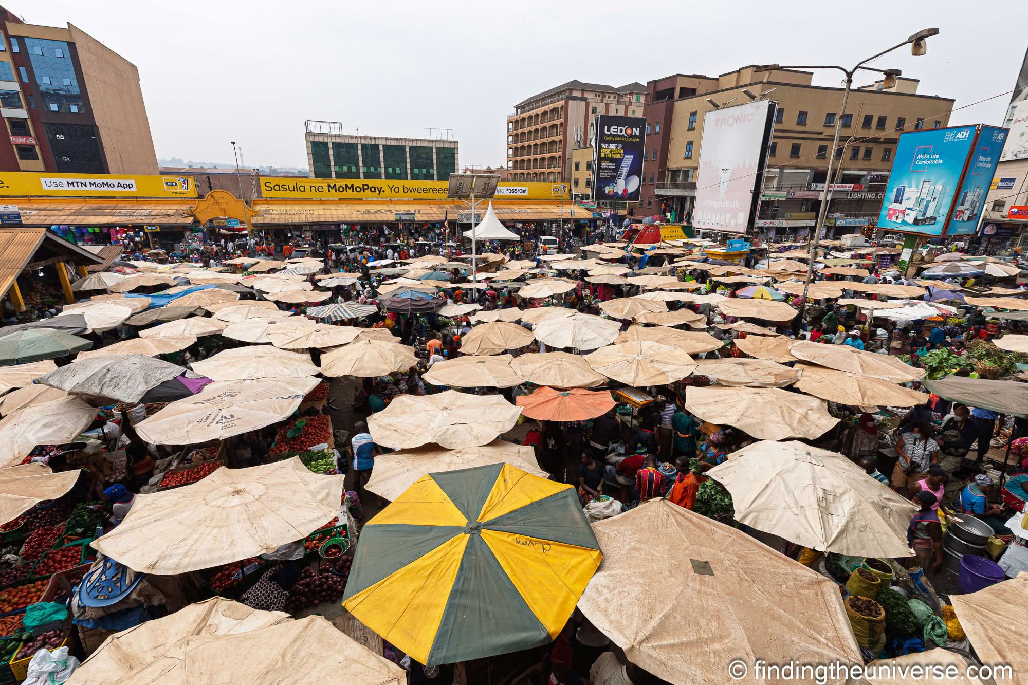 Kampala outdoor market by Laurence Norah