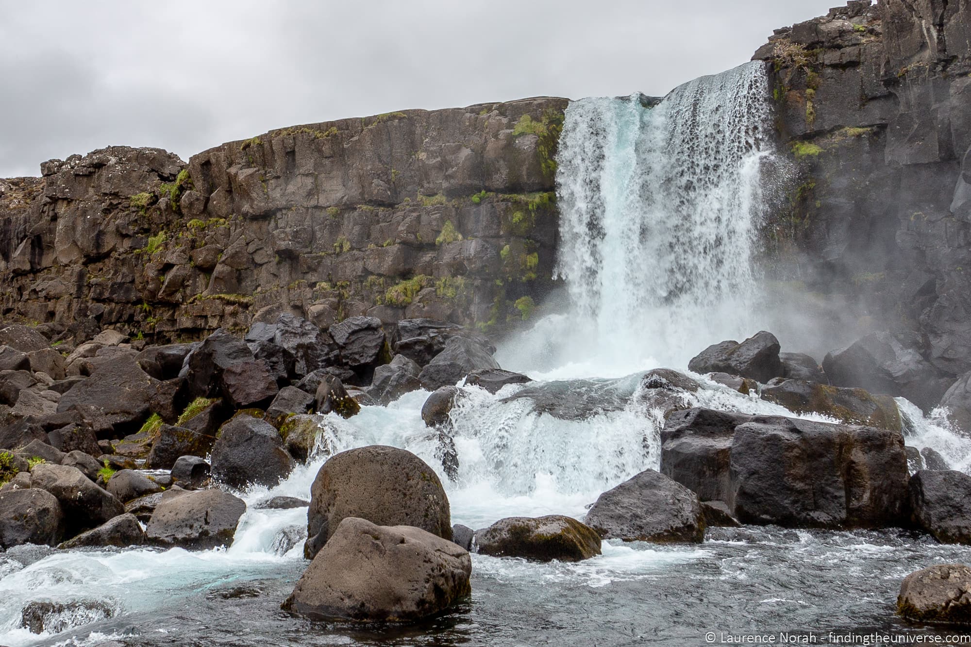 Long exposure waterfall Iceland