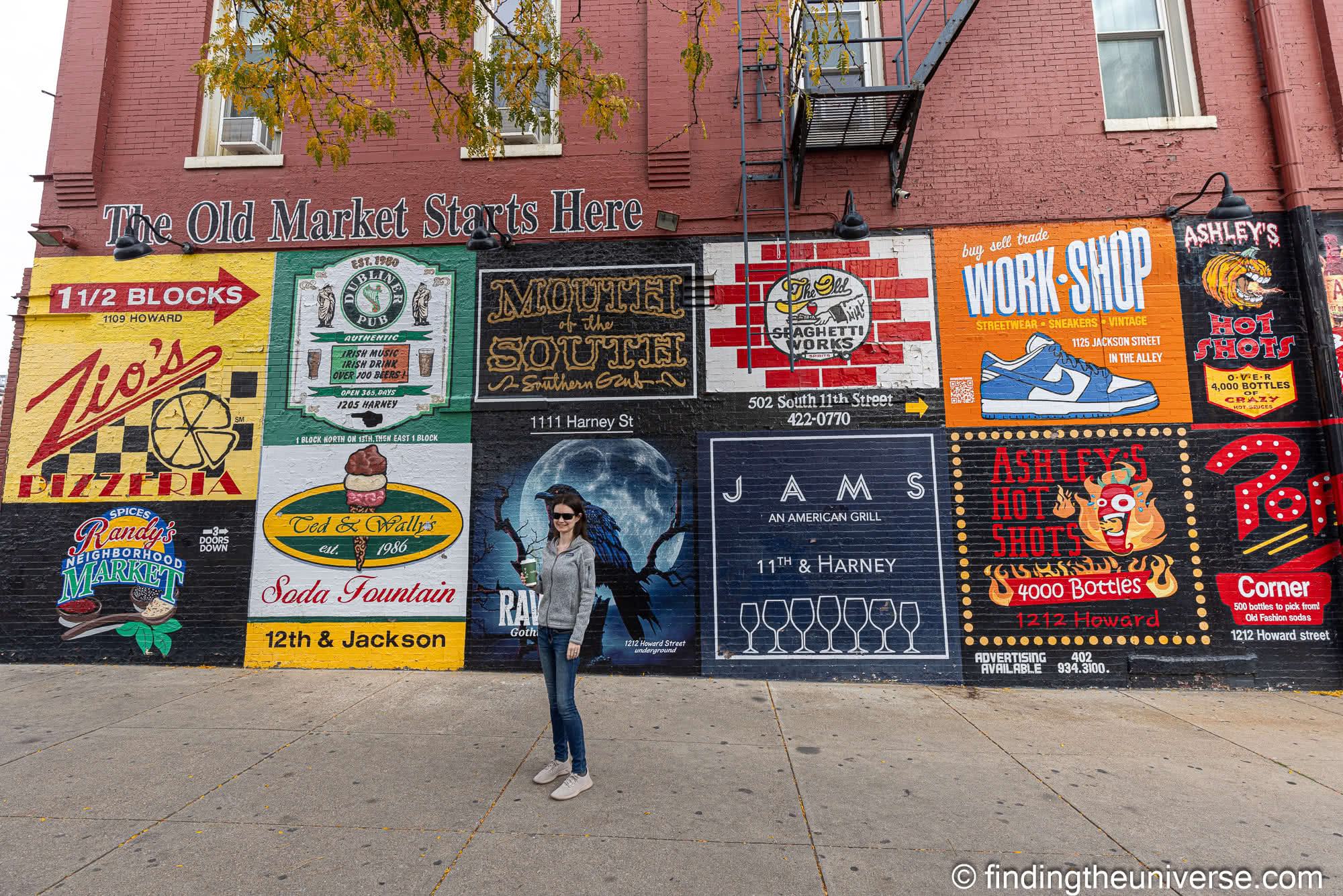 Old Market Omaha by Laurence Norah