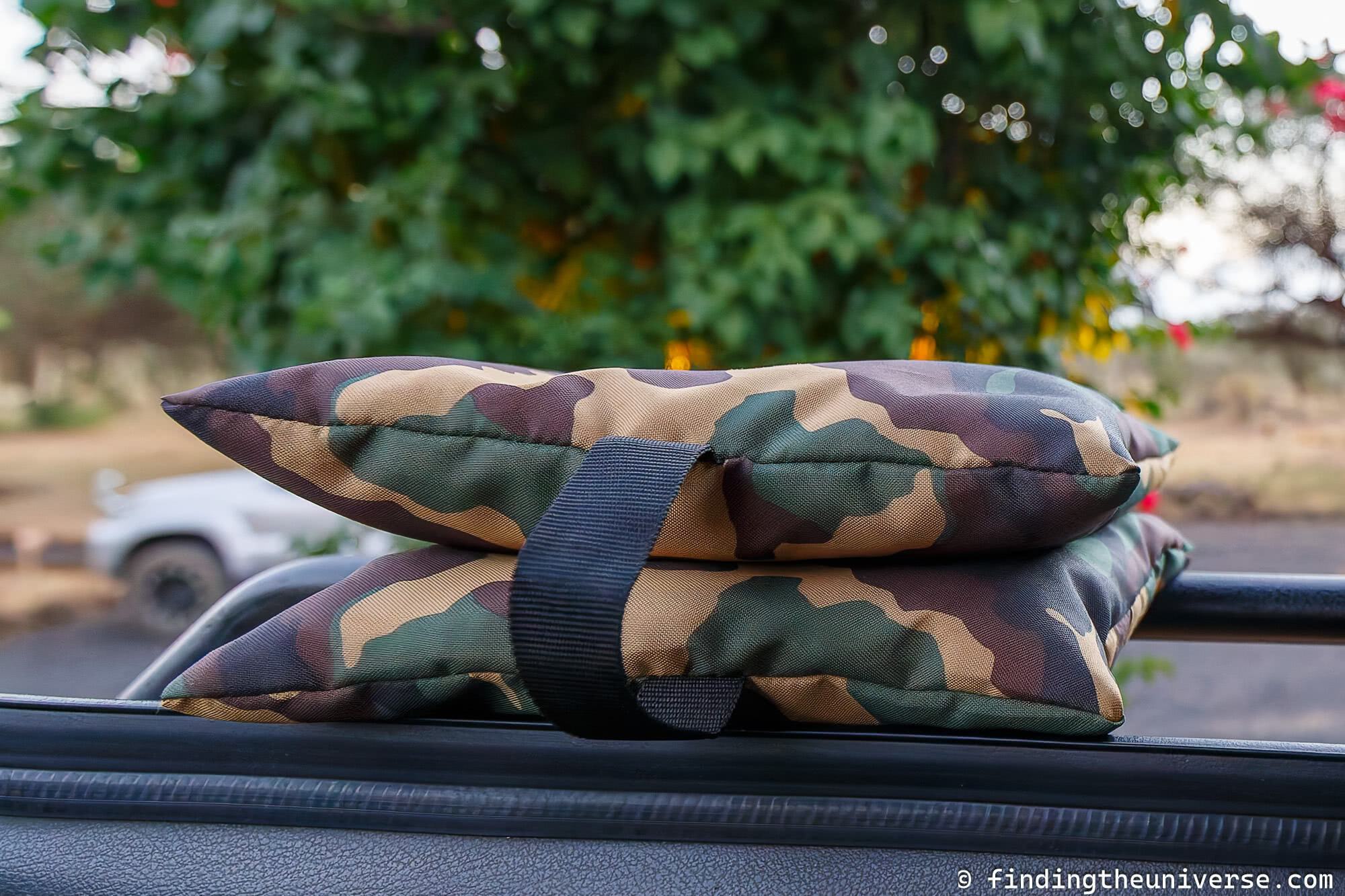 Photography bean bag safari by Laurence Norah