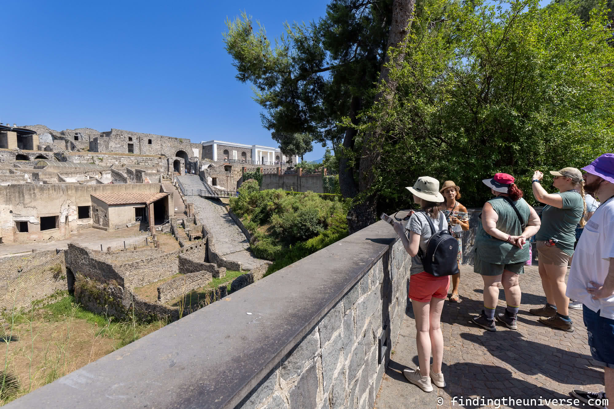 Pompeii entrance view
