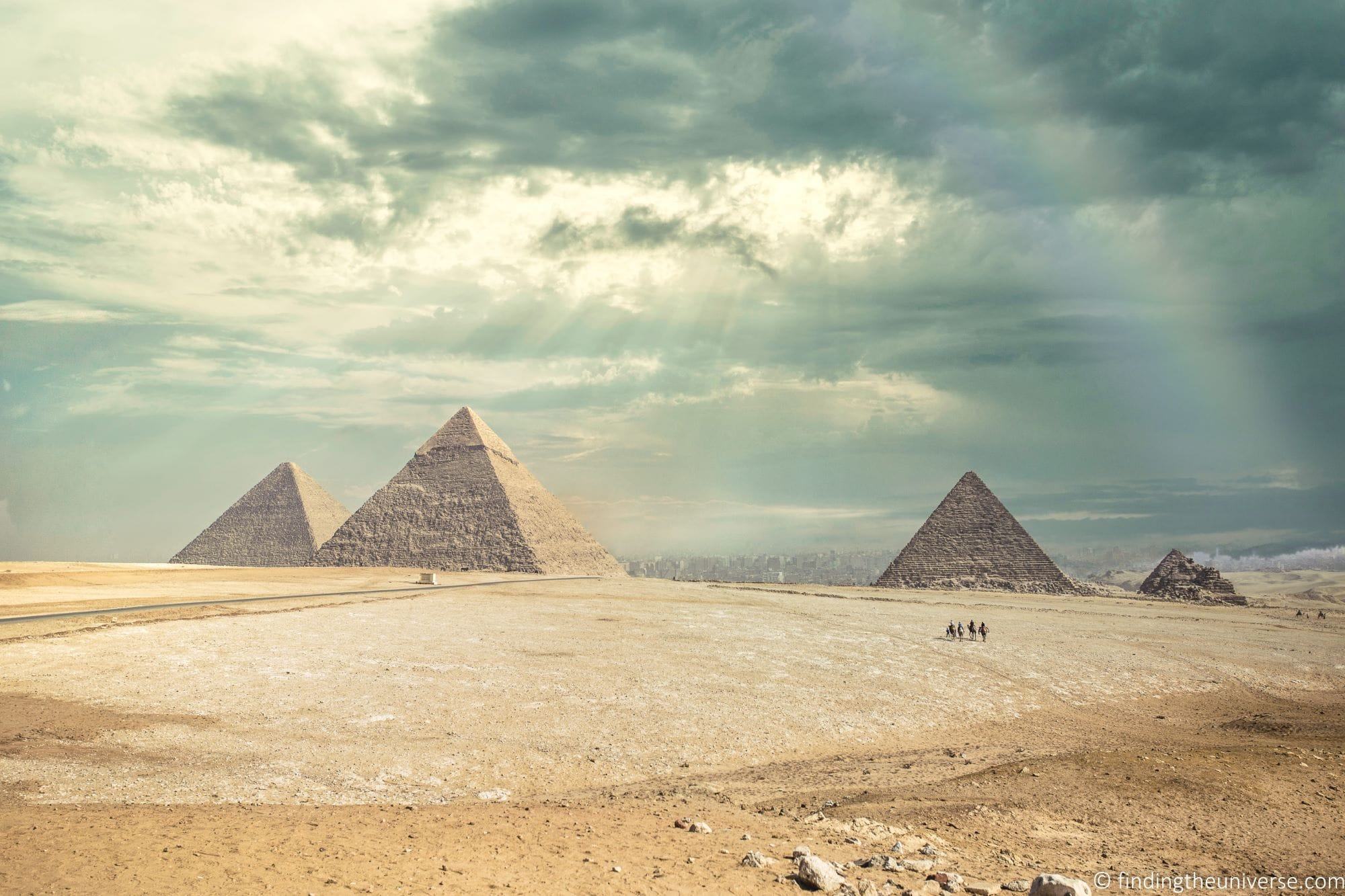 Pyramid sky replacement