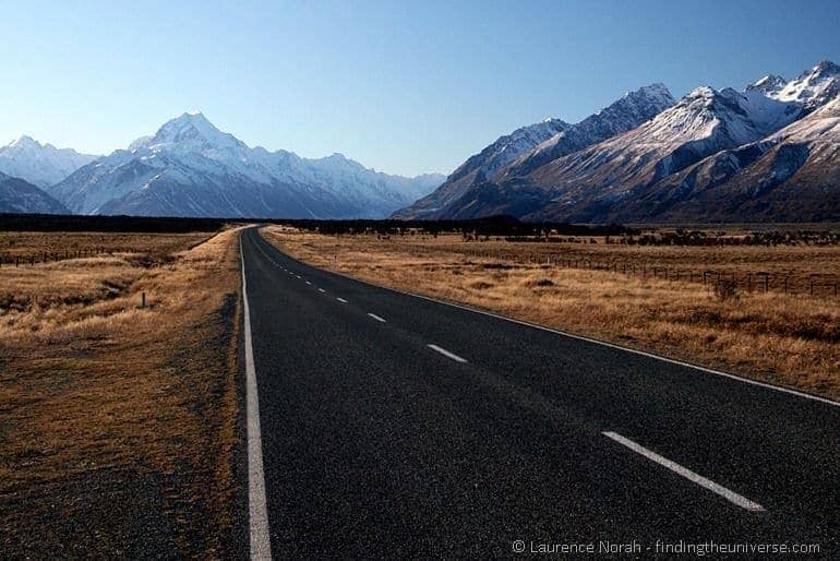 Road to Mount Cook Road to Mount Cook