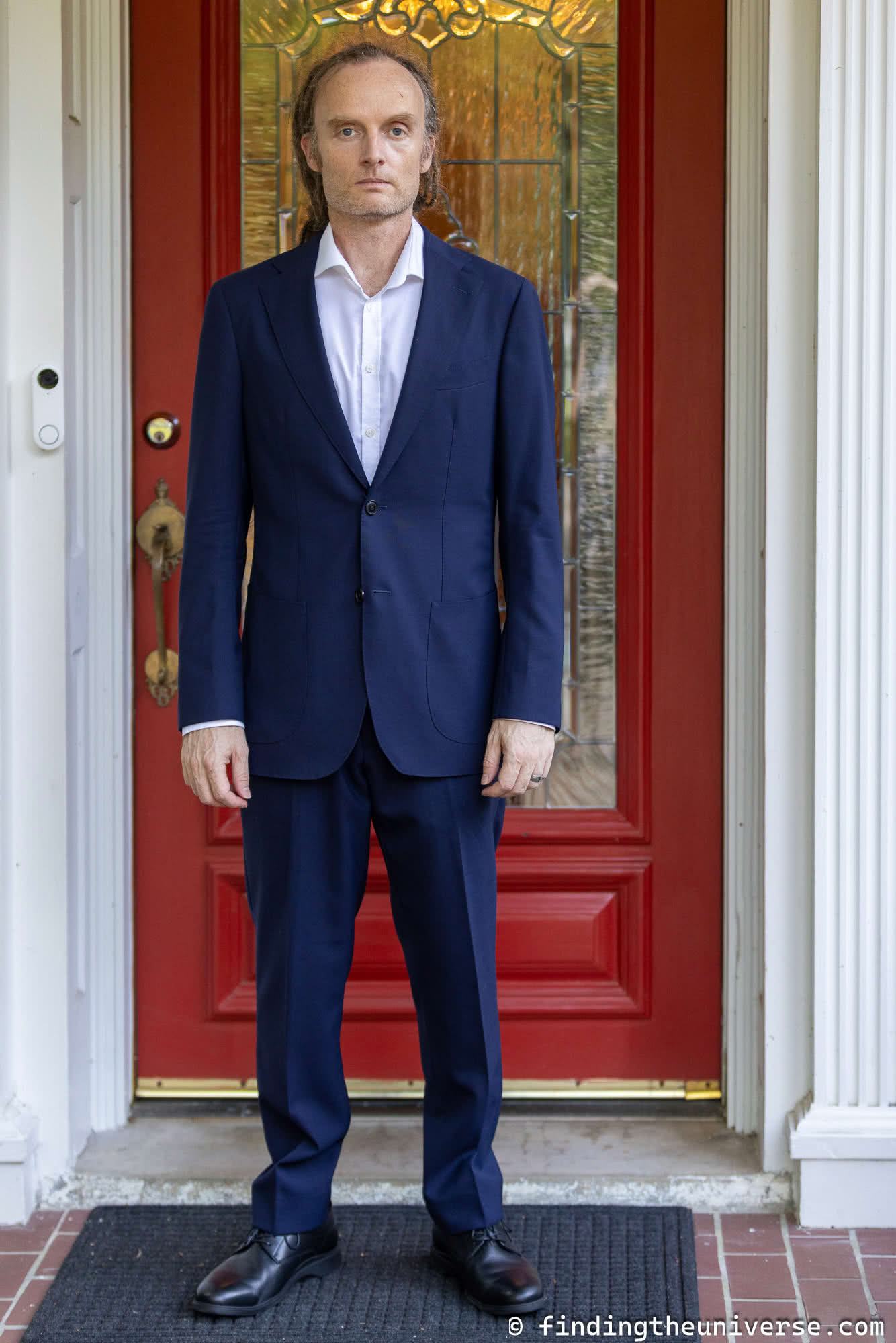 SuitSupply Traveller Suit in Navy by Laurence Norah-3