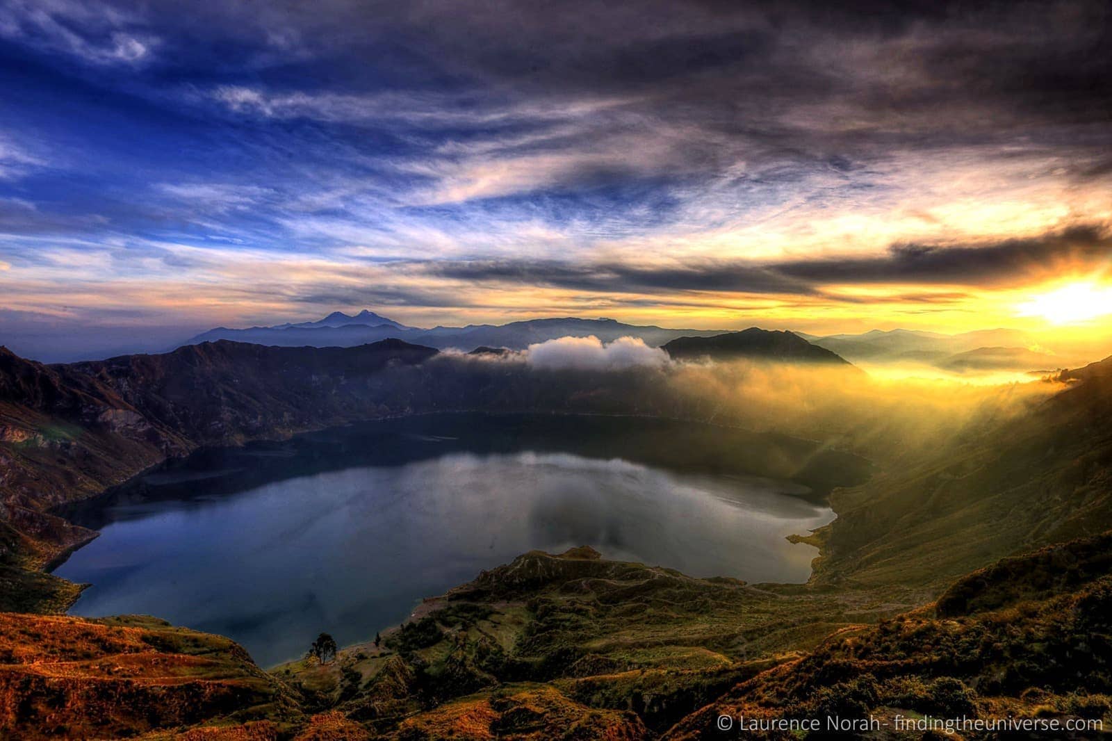 sunrise over Cuilatoa crater Ecuador scaled sunrise over Cuilatoa crater Ecuador scaled