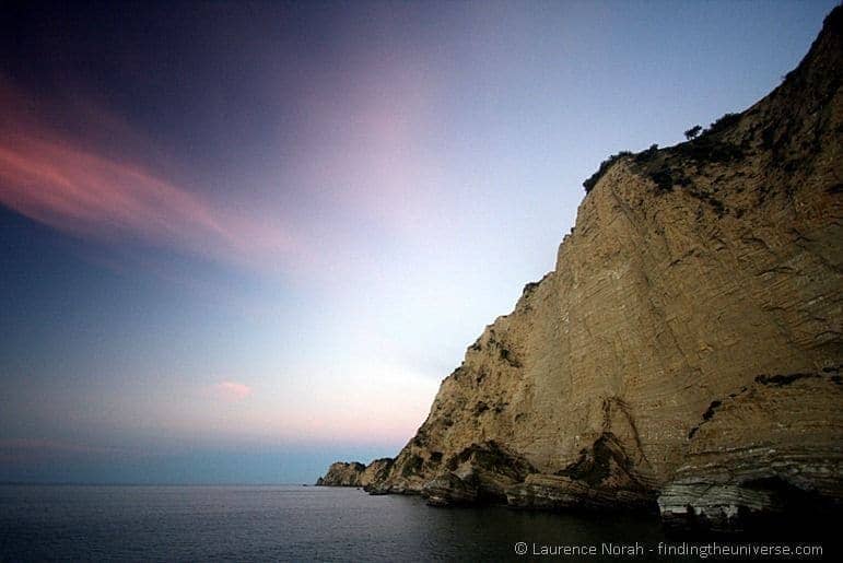 Tolaga Bay Cliffs at sunset Tolaga Bay Cliffs at sunset
