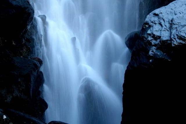 Waterfall in slow motion - Waitonga Falls close up Waterfall in slow motion - Waitonga Falls close up